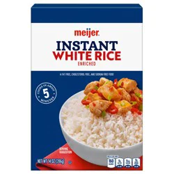 Meijer Instant Long Grain White Rice, 14 Oz