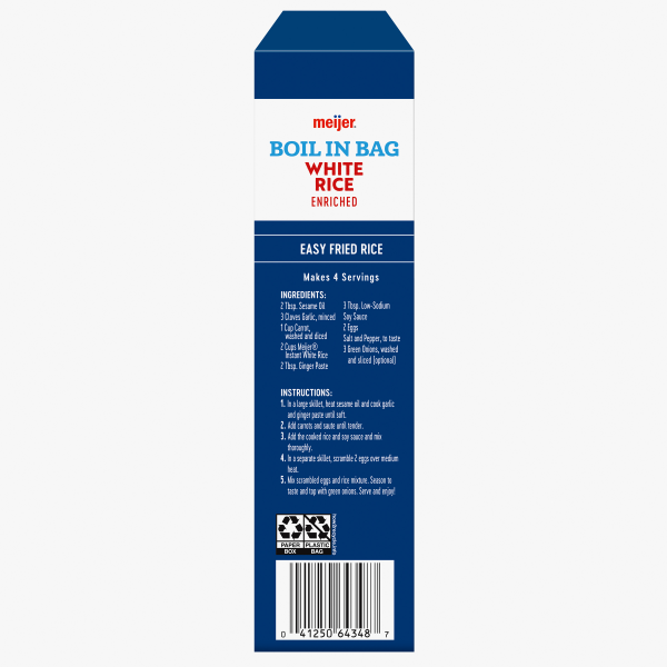 slide 14 of 29, Meijer Instant Boil in Bag White Rice, 14 oz