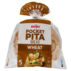 Wheat Pocket Pita Bread, 12 Oz, 5 Ct
