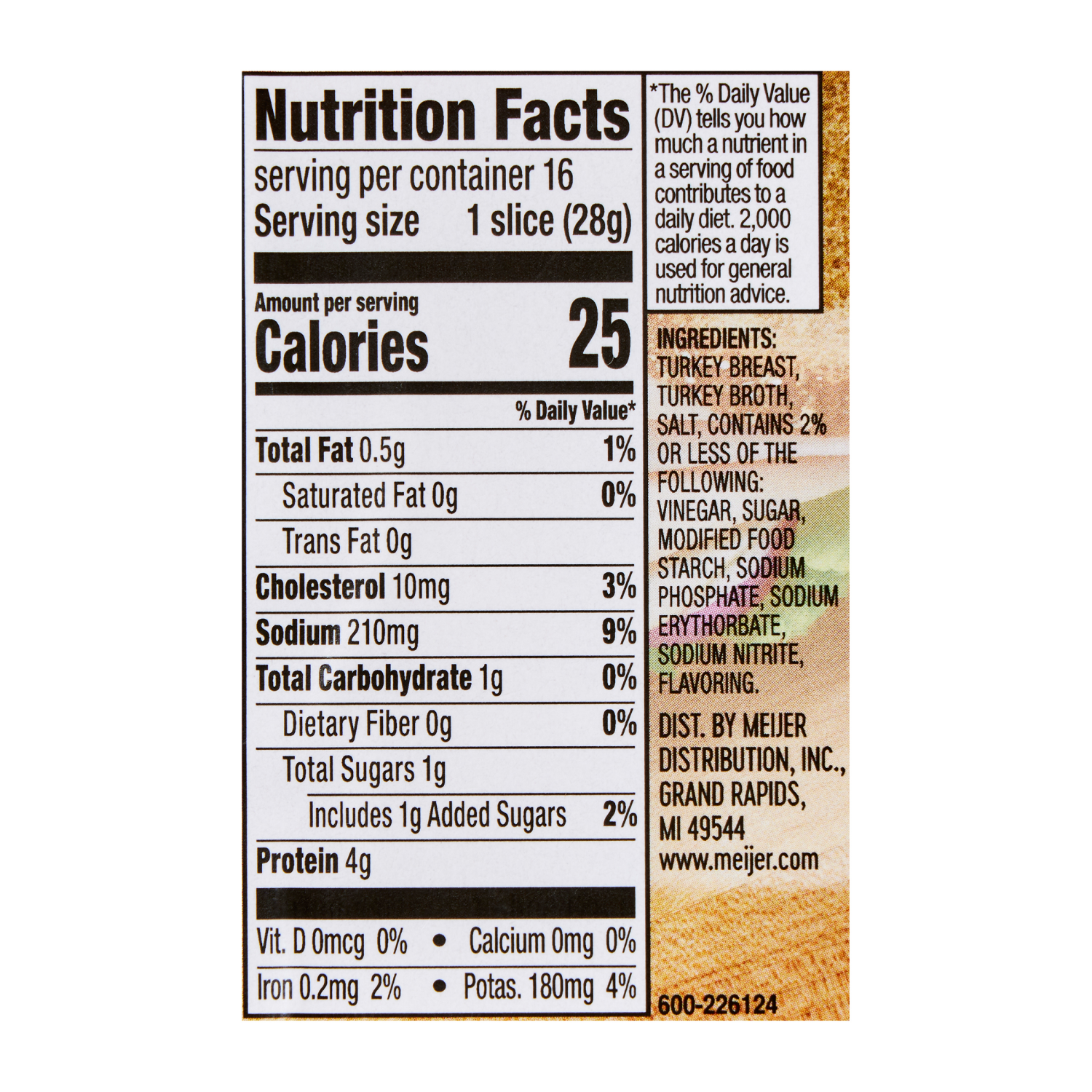 slide 3 of 3, Meijer Oven Roasted Turkey Breast Lunchmeat, 16 oz