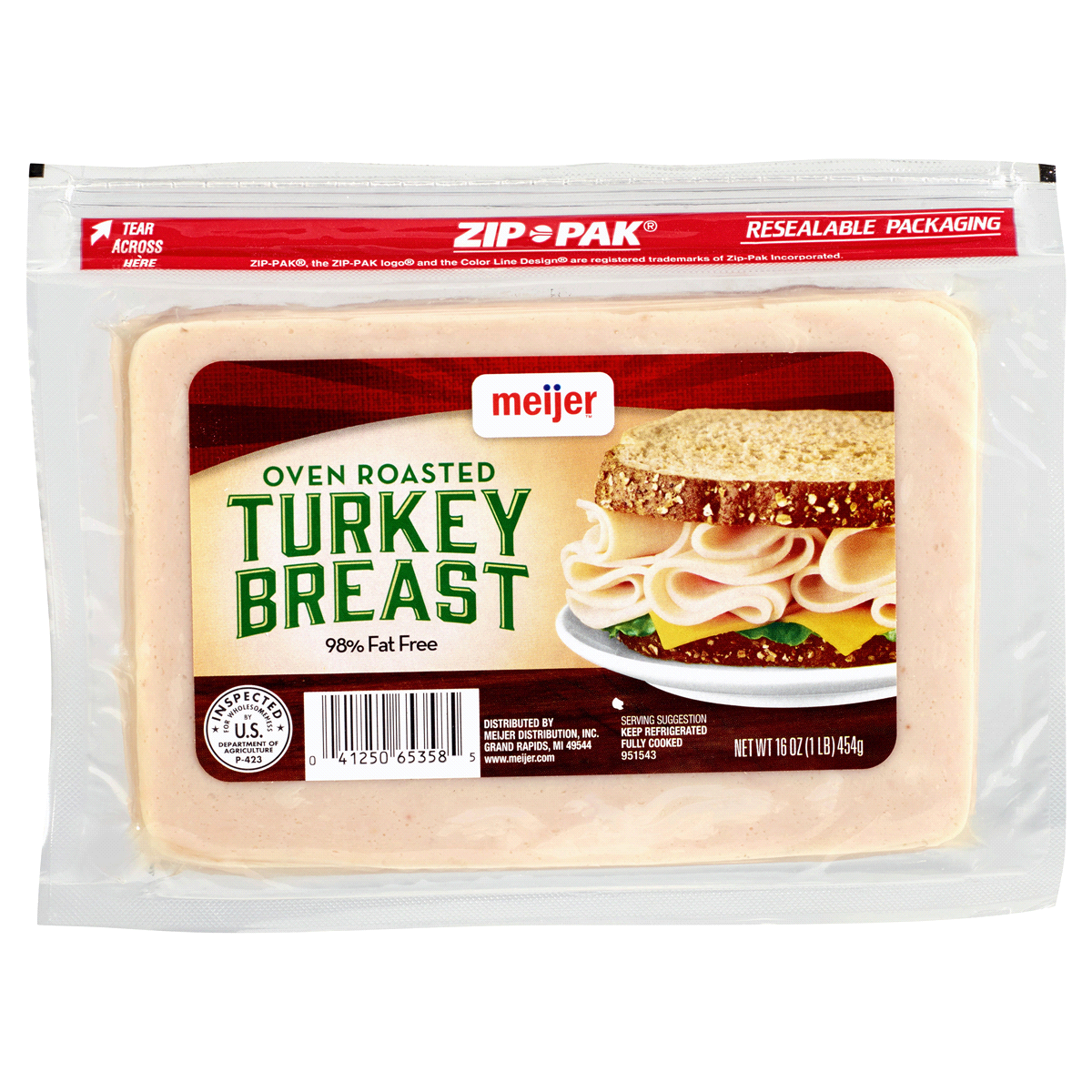 Meijer Oven Roasted Turkey Breast Lunchmeat, 16 oz 16 oz Shipt