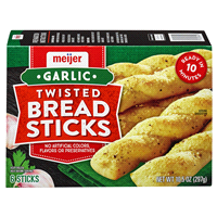 slide 10 of 13, Meijer Twisted Garlic Bread Sticks, 10.5 oz