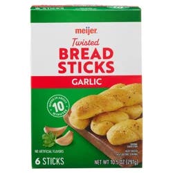 Meijer Twisted Garlic Bread Sticks