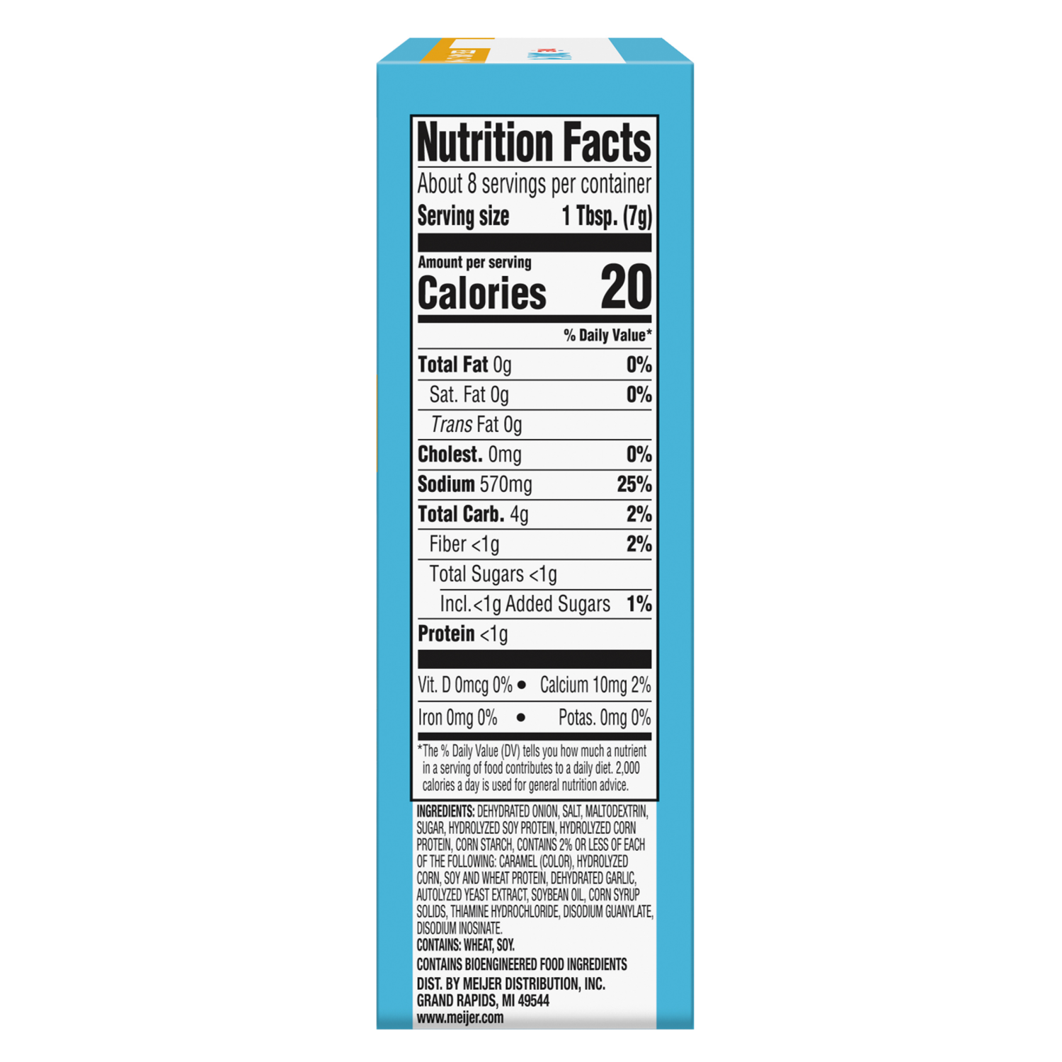 slide 3 of 5, Meijer Onion Recipe, Soup & Dip Mix, 2 oz