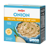 slide 4 of 29, Meijer Onion Recipe, Soup & Dip Mix, 2 oz