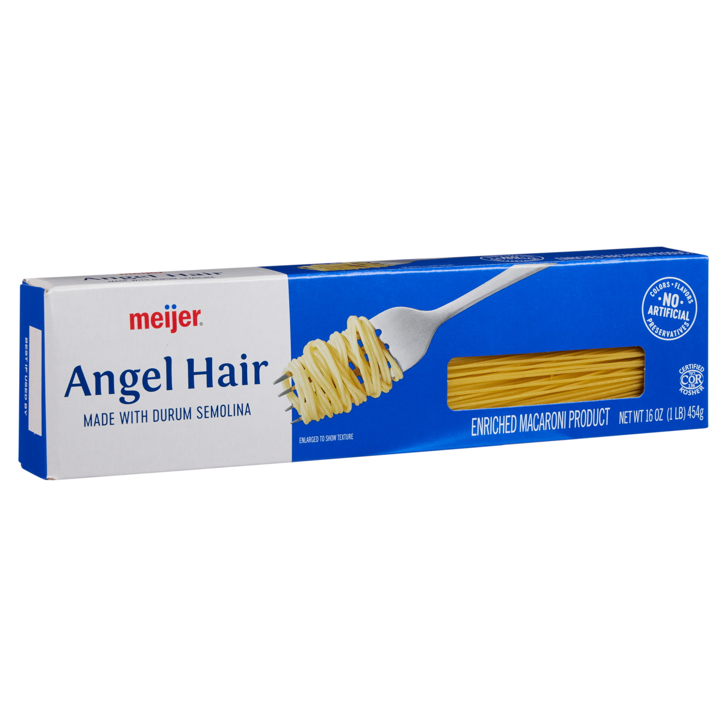 slide 6 of 8, Meijer Angel Hair Pasta, 16 oz