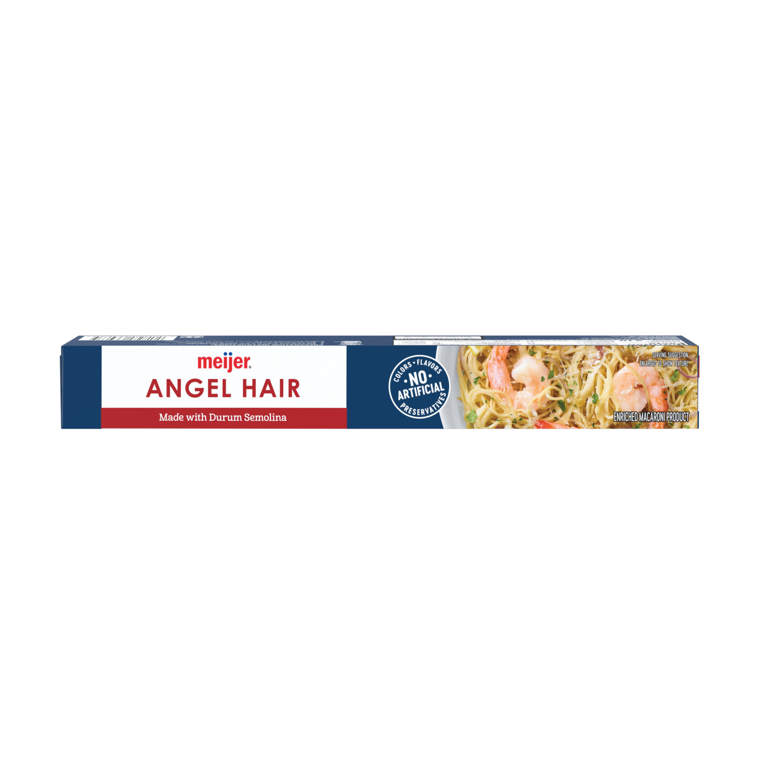 slide 8 of 8, Meijer Angel Hair Pasta, 16 oz
