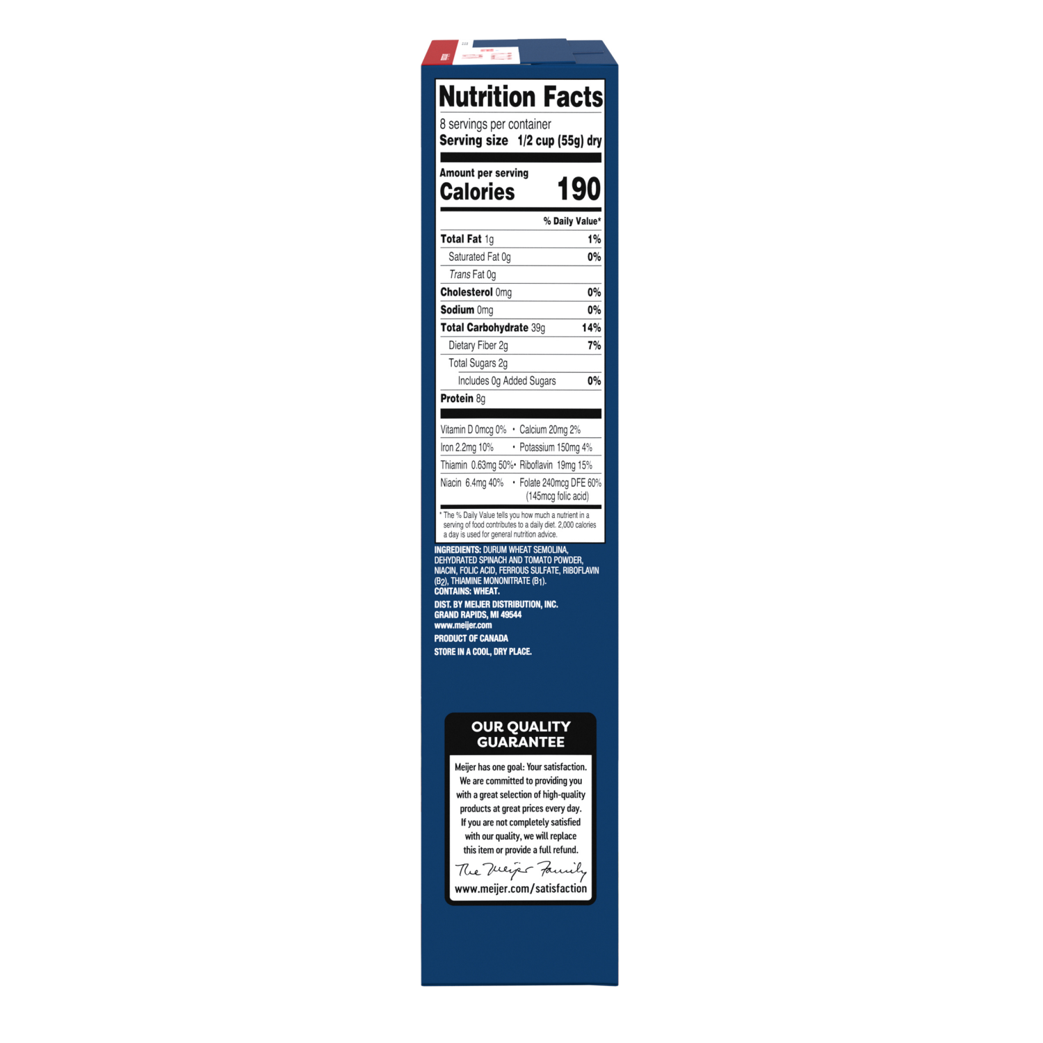 slide 5 of 8, Meijer Tri-Color Rotini Pasta, 16 oz