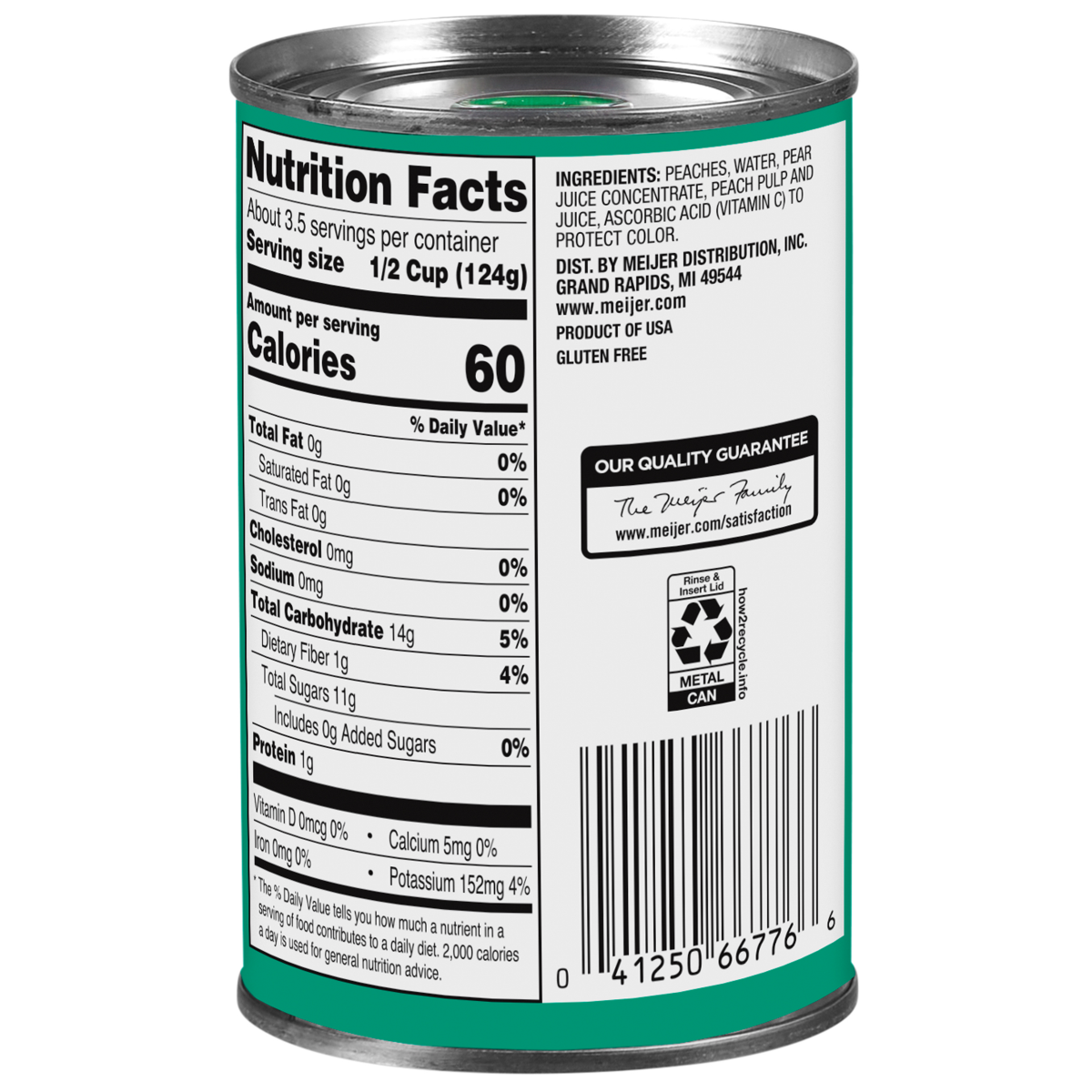 slide 2 of 2, Meijer Sliced Peaches, 15 oz