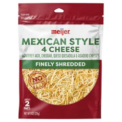 Finely Shredded Mexican Cheese, 8 Oz