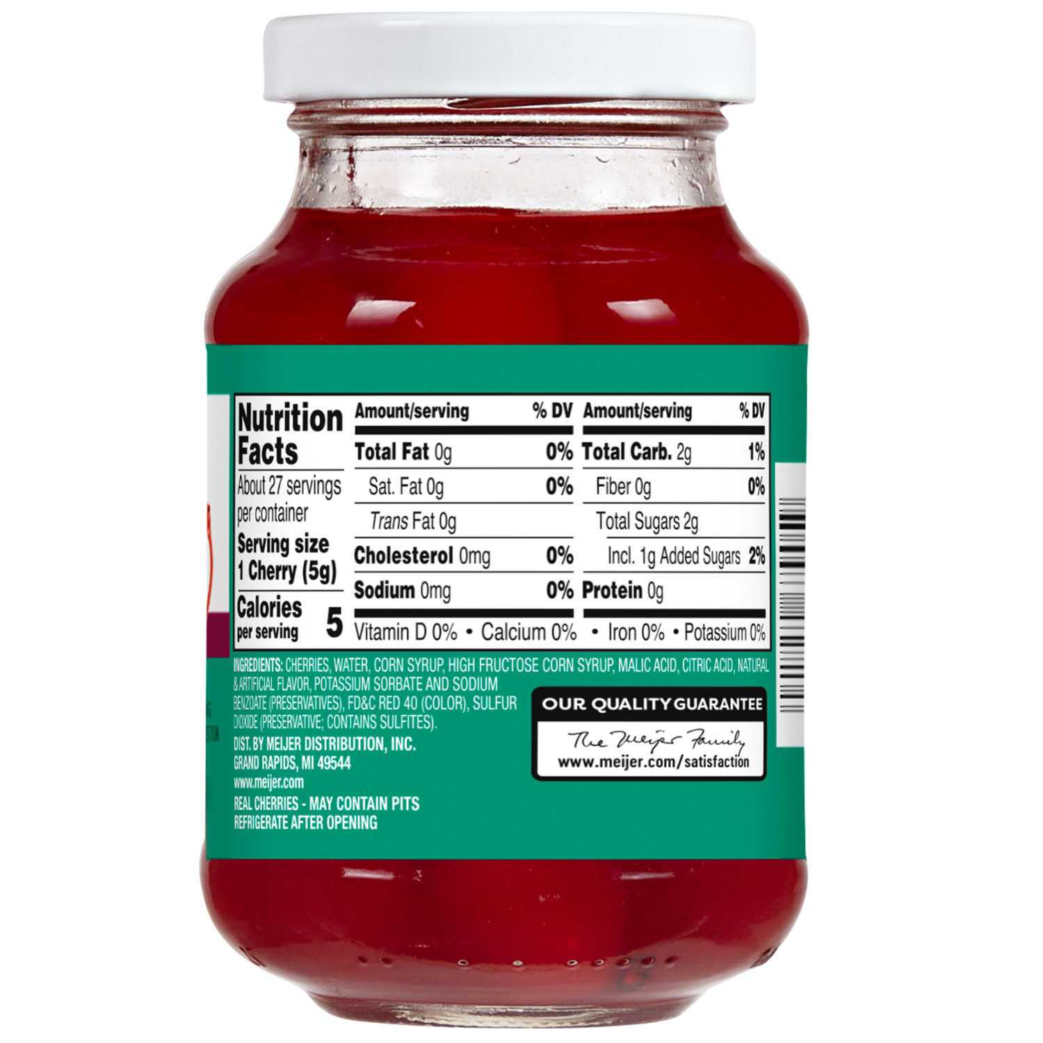 slide 3 of 3, Meijer Red Maraschino Cherries with Stems - 10 oz, 10 oz