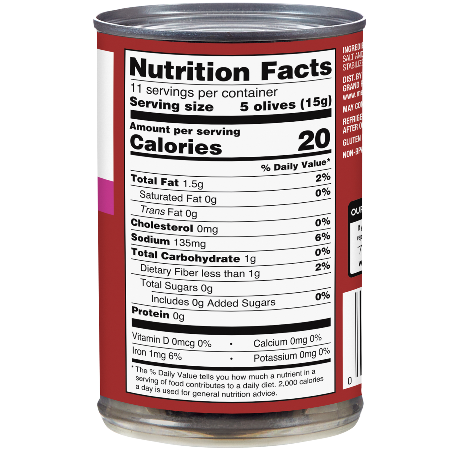 slide 3 of 3, Meijer Medium Black Pitted Ripe Olives, 6 oz