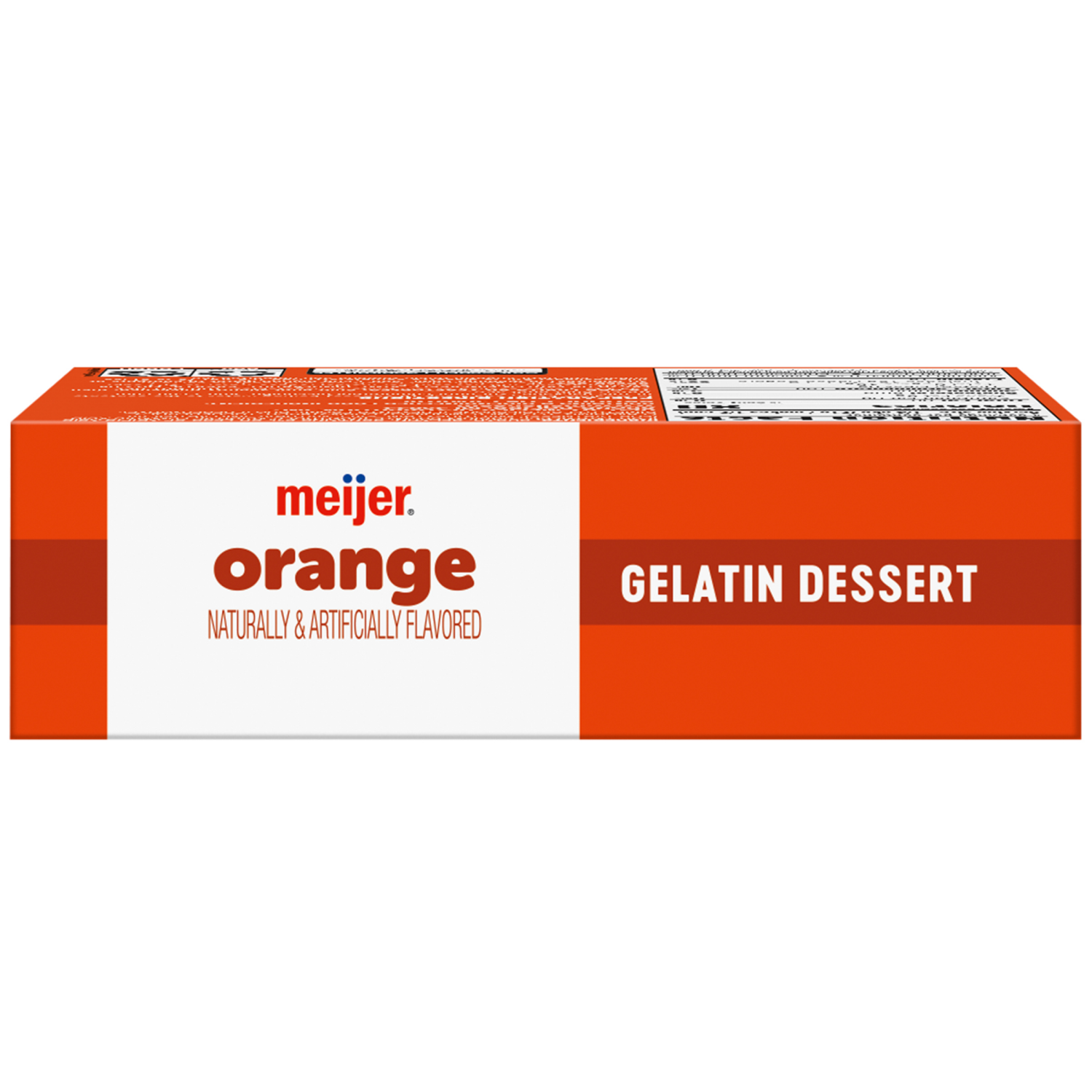 slide 5 of 5, Meijer Orange Gelatin, 3 oz