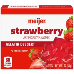 Meijer Strawberry Gelatin, 3 Oz