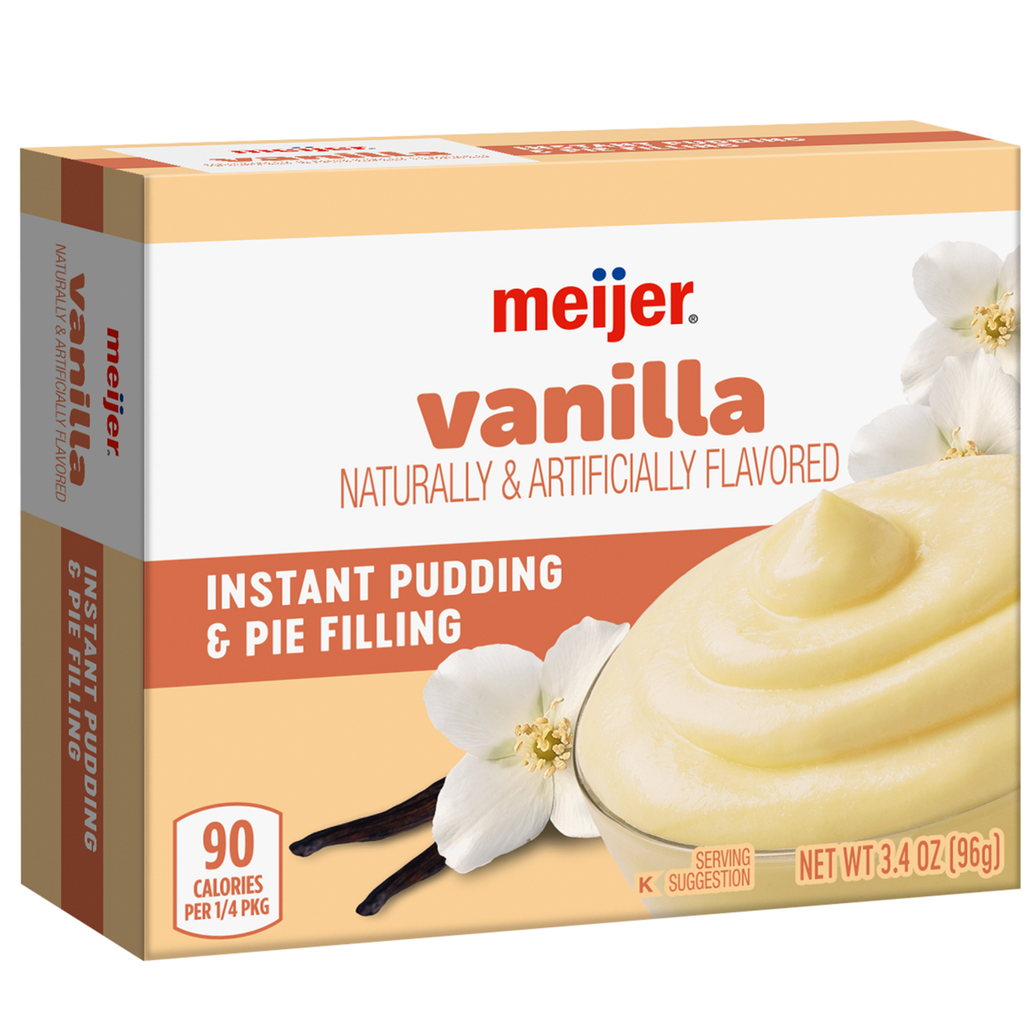slide 4 of 5, Meijer Instant Vanilla Pudding & Pie Filling, 3.4 oz