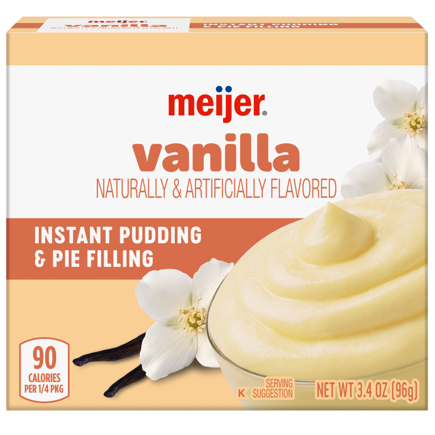 slide 1 of 5, Meijer Instant Vanilla Pudding & Pie Filling, 3.4 oz