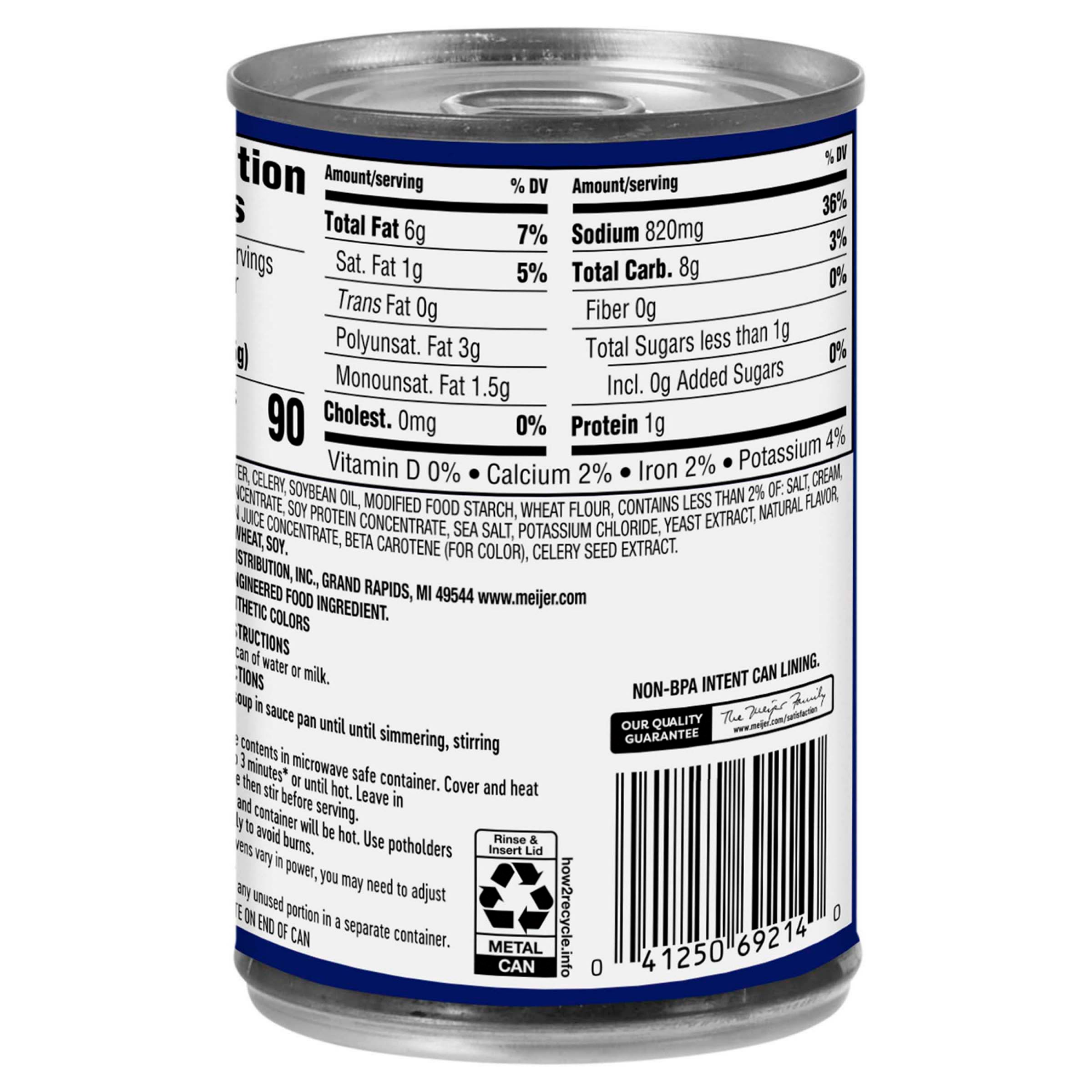 slide 2 of 4, Meijer Cream of Celery Soup, 10.5 oz