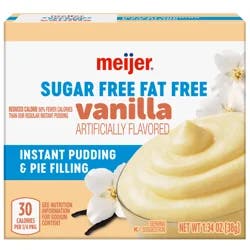 Meijer Sugar Free Instant Vanilla Pudding & Pie Filling - 1.34 oz
