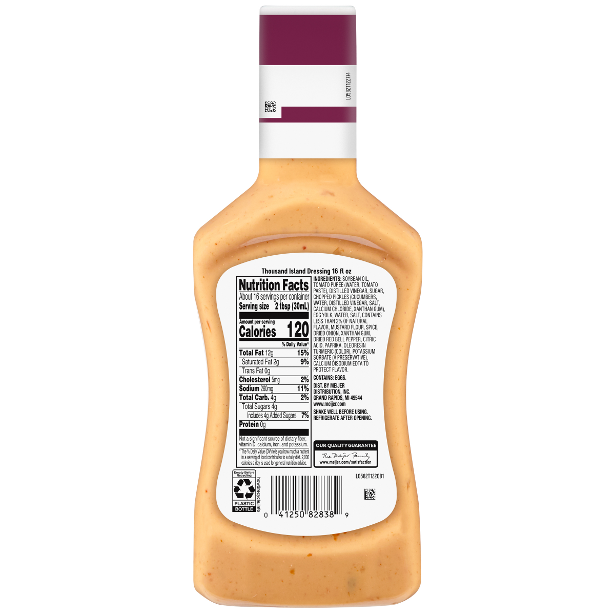 slide 2 of 2, Meijer 1000 Island Dressing, 16 oz