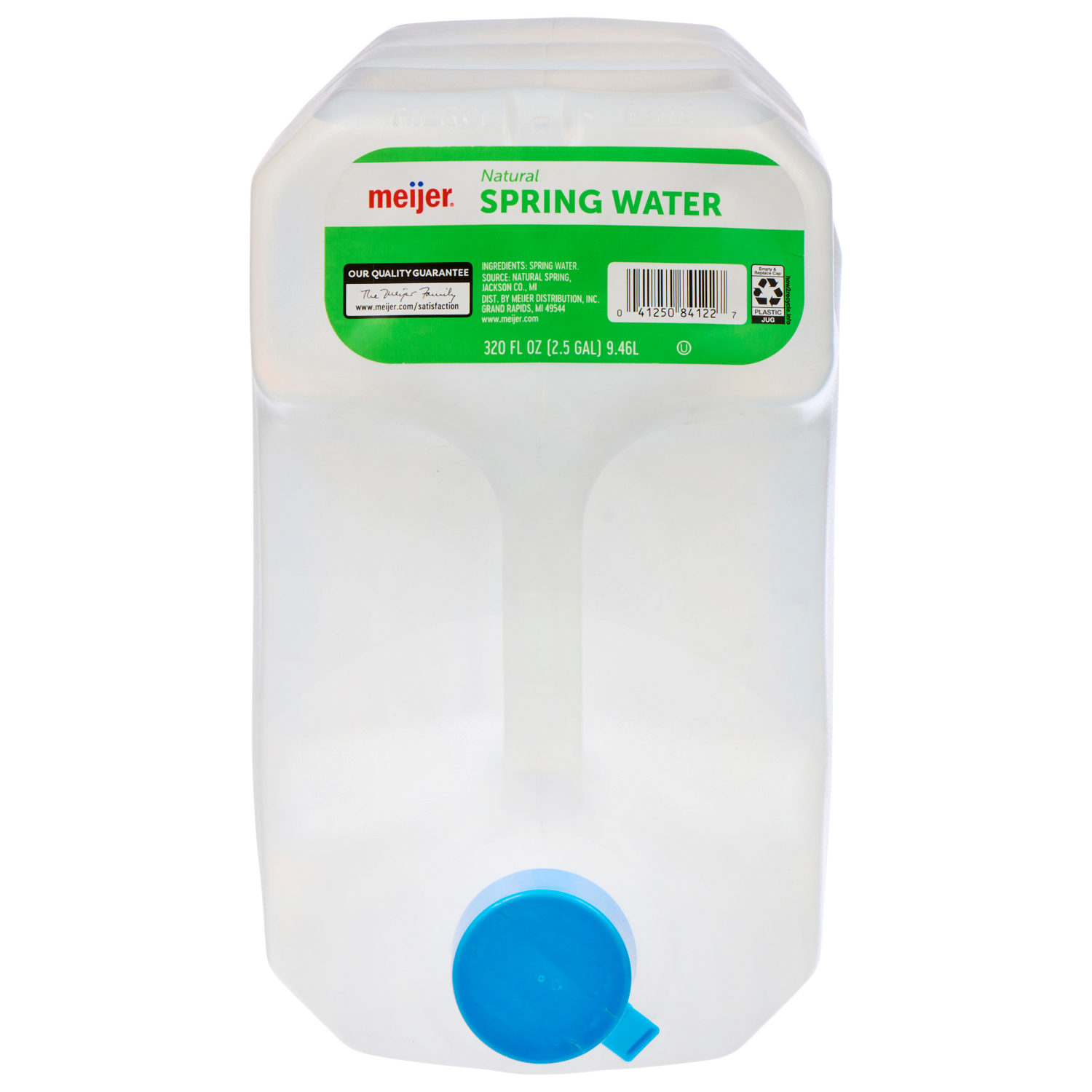 slide 3 of 3, Meijer Natural Spring Water - 2.5 gal, 2.5 gal