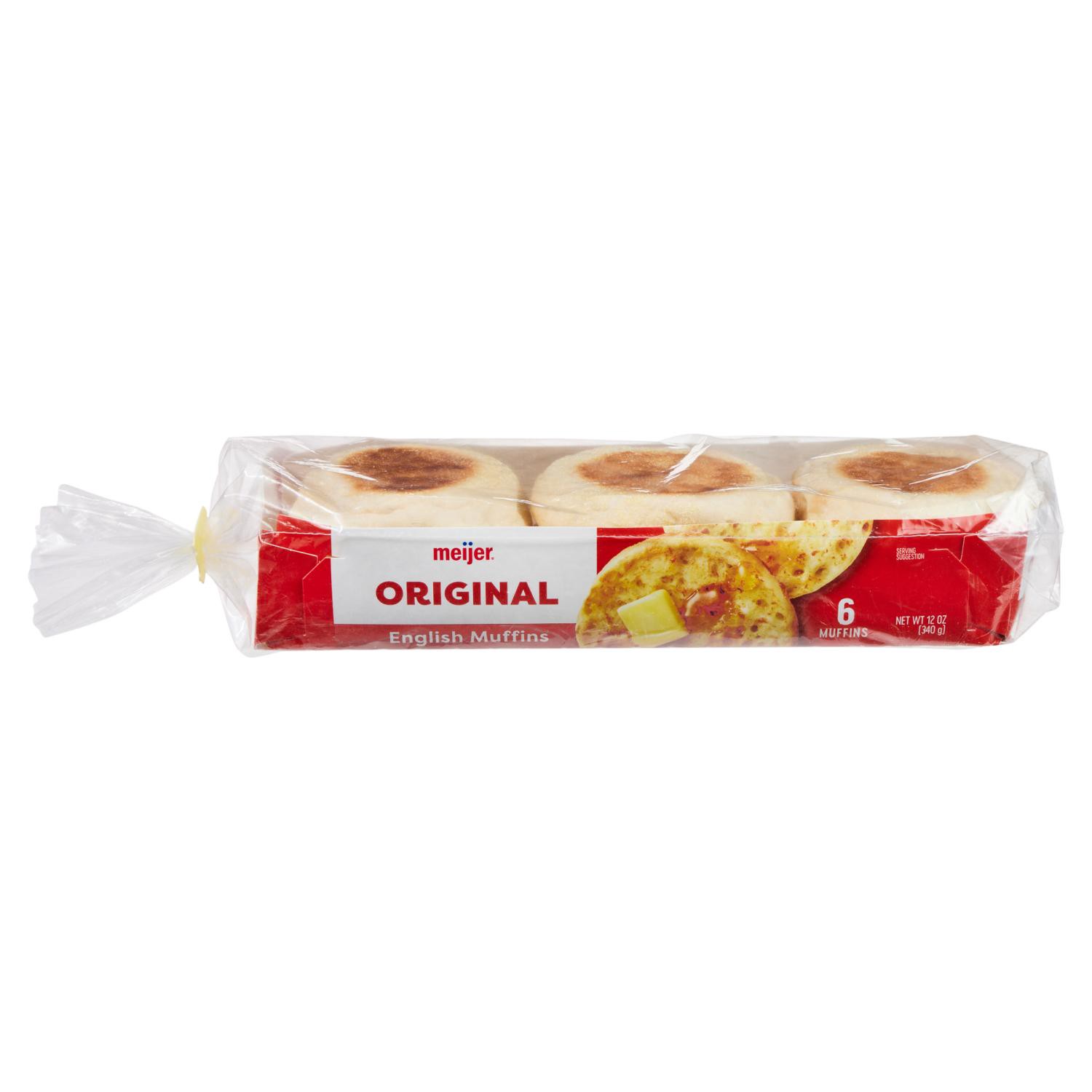 slide 1 of 4, Meijer Original English Muffins, 6 Count, 6 ct