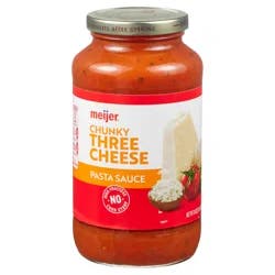 Meijer Chunky Three Cheese Pasta Sauce