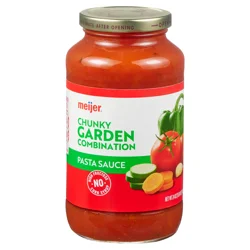 Meijer Chunky Garden Combination Pasta Sauce