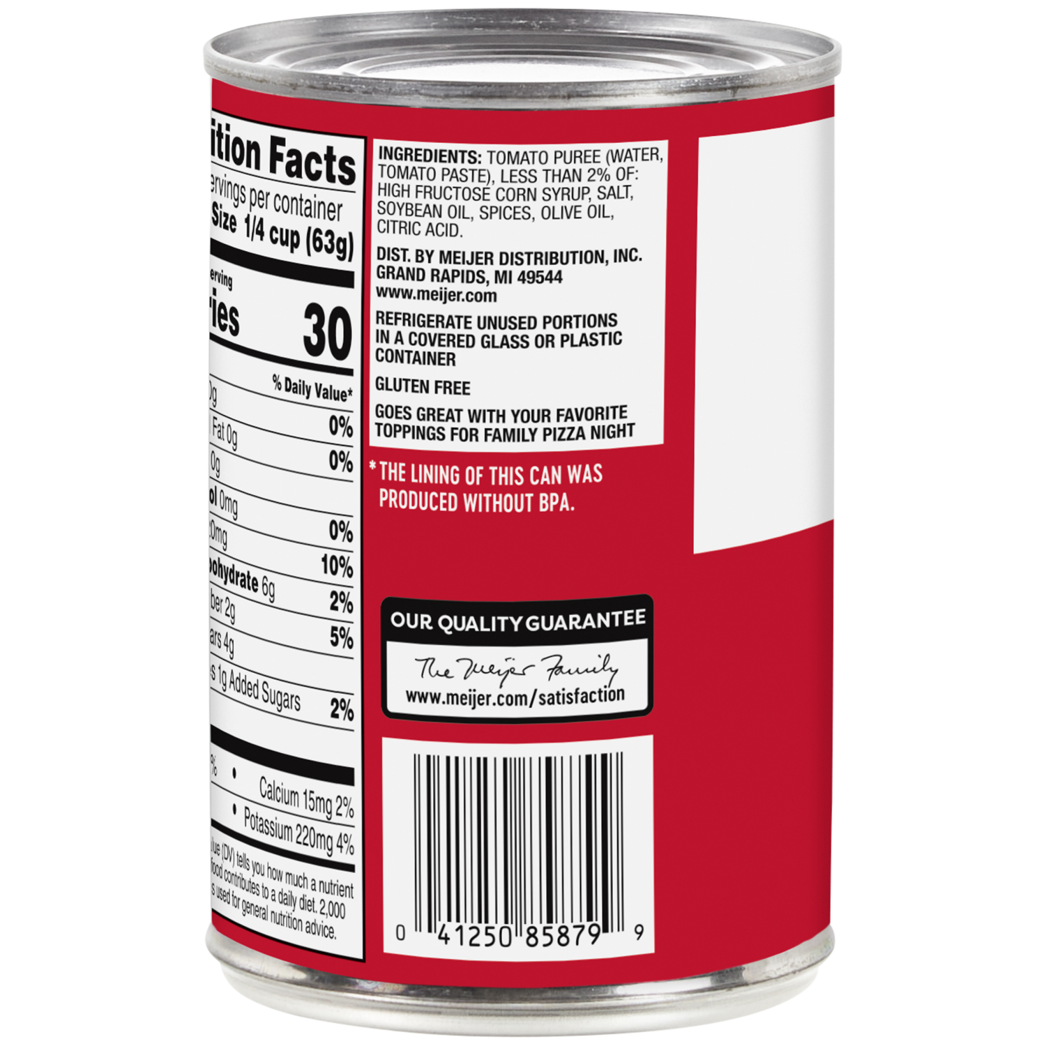 slide 2 of 3, Meijer Traditional Pizza Sauce, 15, 1 ct