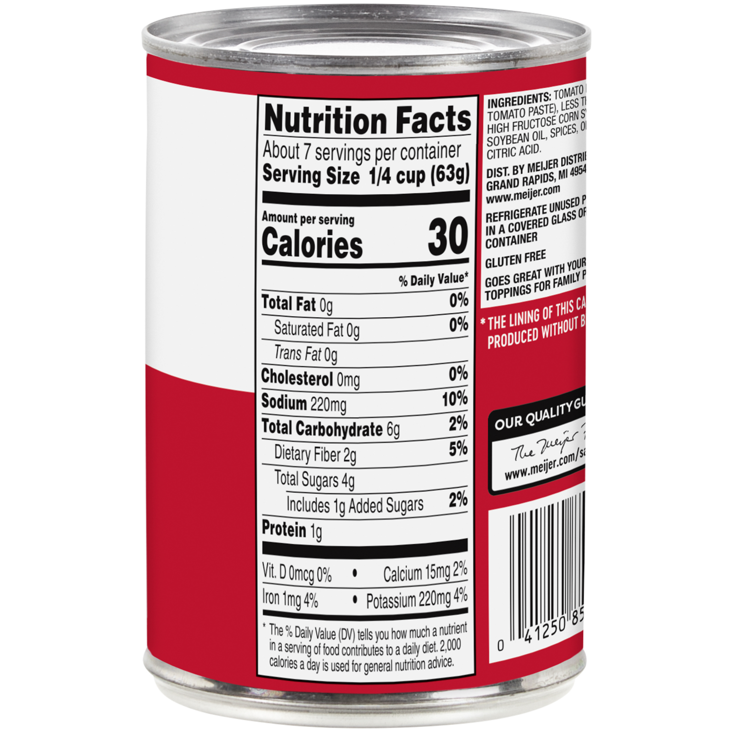 slide 3 of 3, Meijer Traditional Pizza Sauce, 15, 1 ct