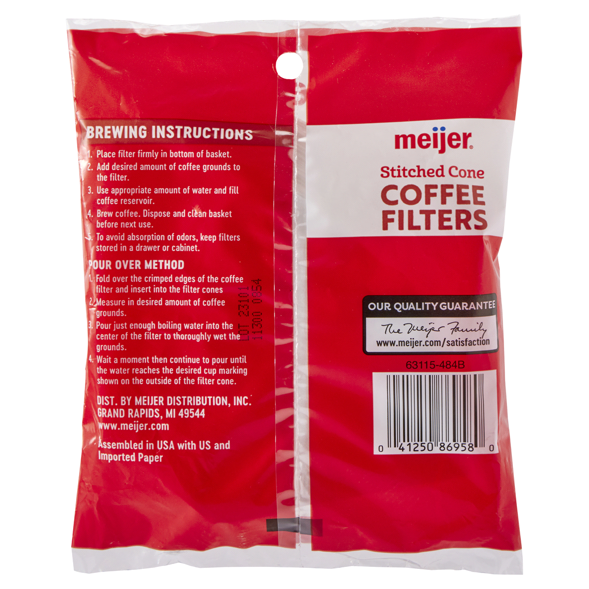 slide 5 of 5, Meijer Coffee Filters #2 Cone, 40 ct