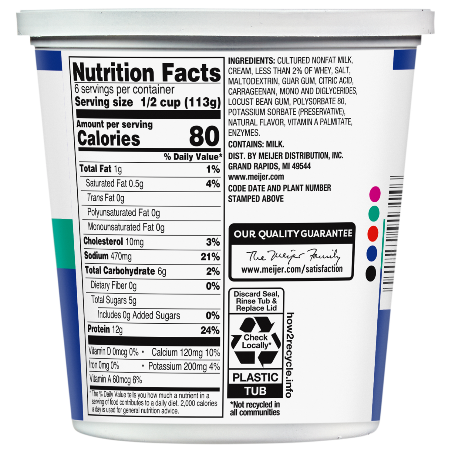 slide 2 of 5, Meijer Low Fat Cottage Cheese - 24 oz, 24 oz