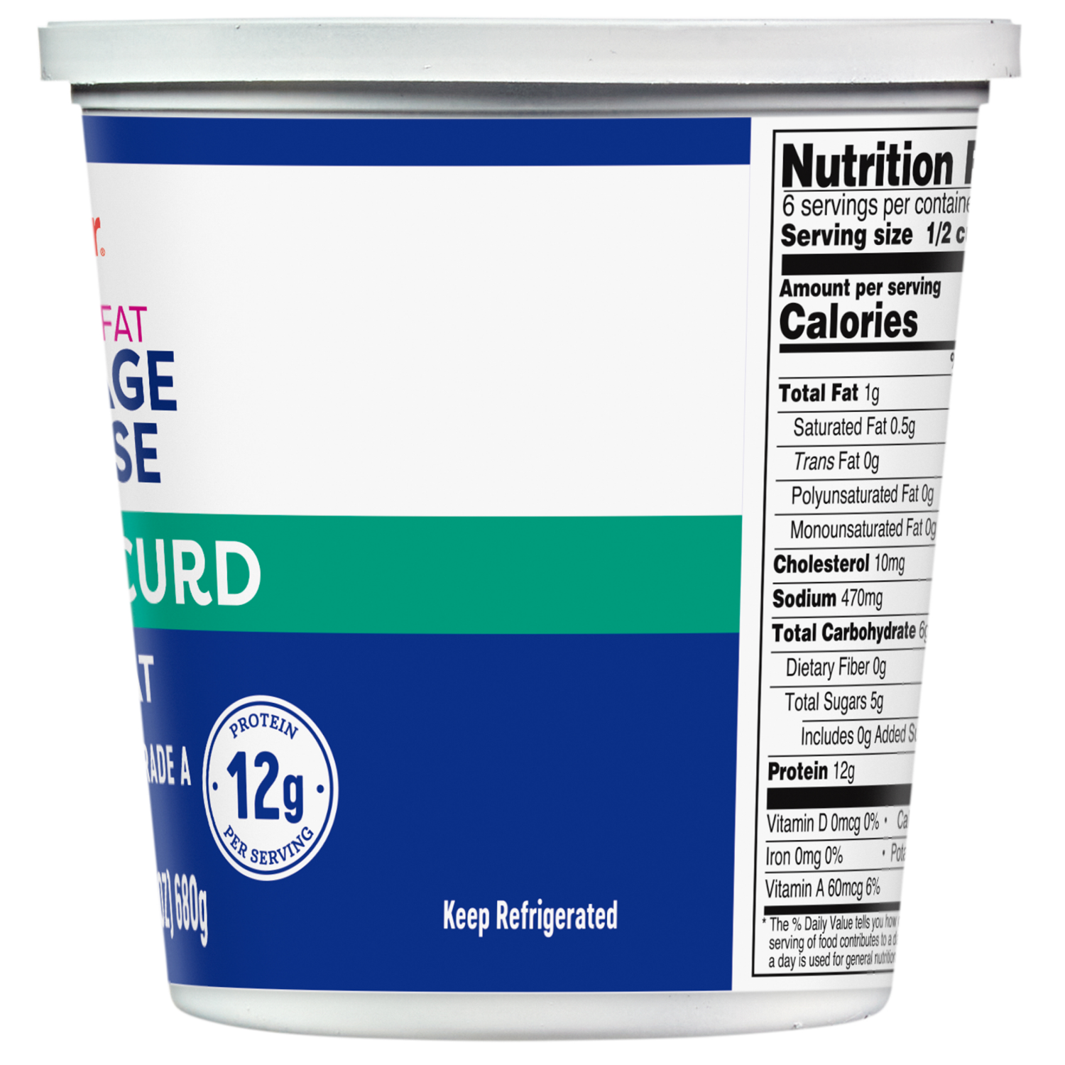 slide 3 of 4, Meijer Low Fat Cottage Cheese - 24 oz, 24 oz