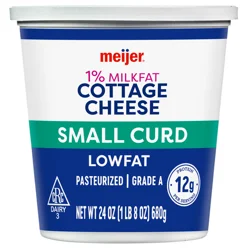 Meijer Low Fat Cottage Cheese - 24 oz