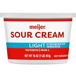 Meijer Light Sour Cream