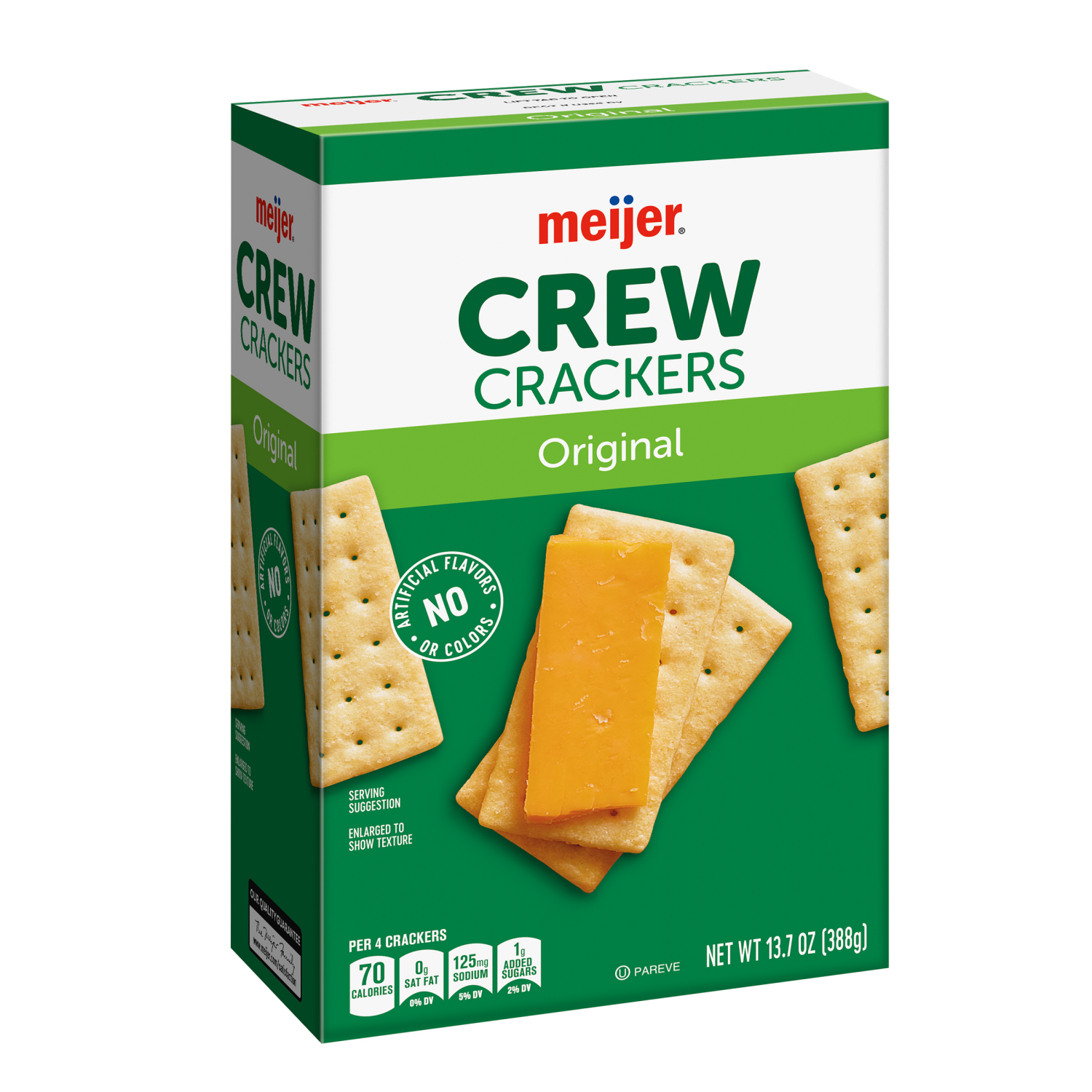 slide 4 of 5, Meijer Original Crew Crackers, 16 oz