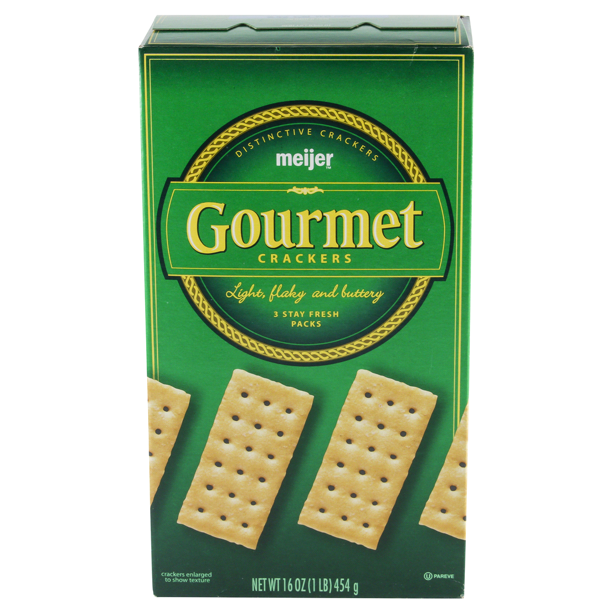 slide 5 of 6, Meijer Gourmet Crackers, 16 oz