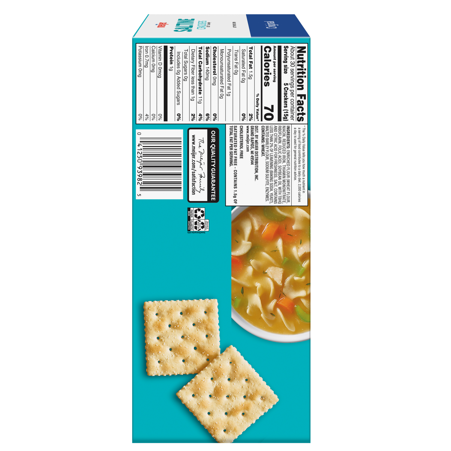 slide 4 of 8, Meijer Select Saltines, 16 oz