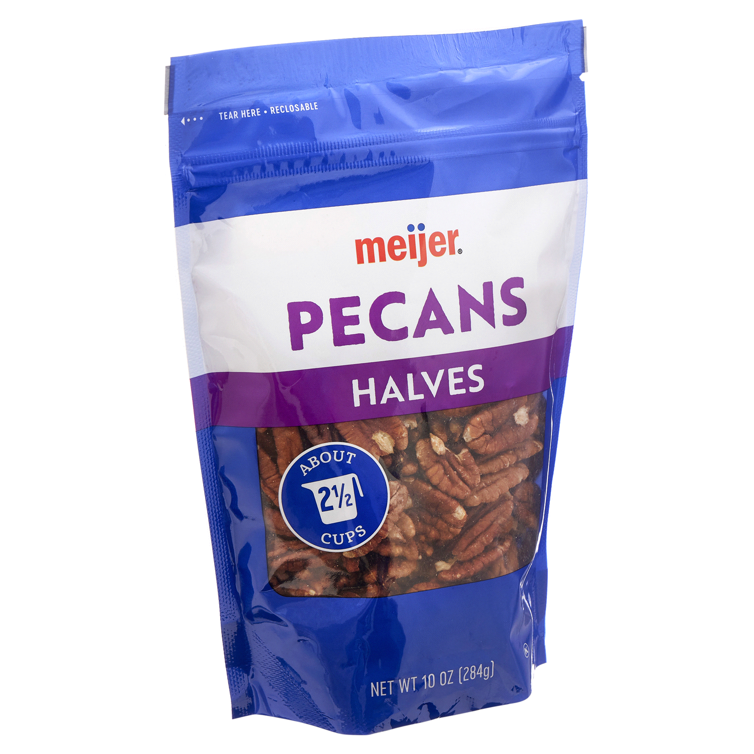 slide 4 of 5, Meijer Pecan Halves, 10 oz