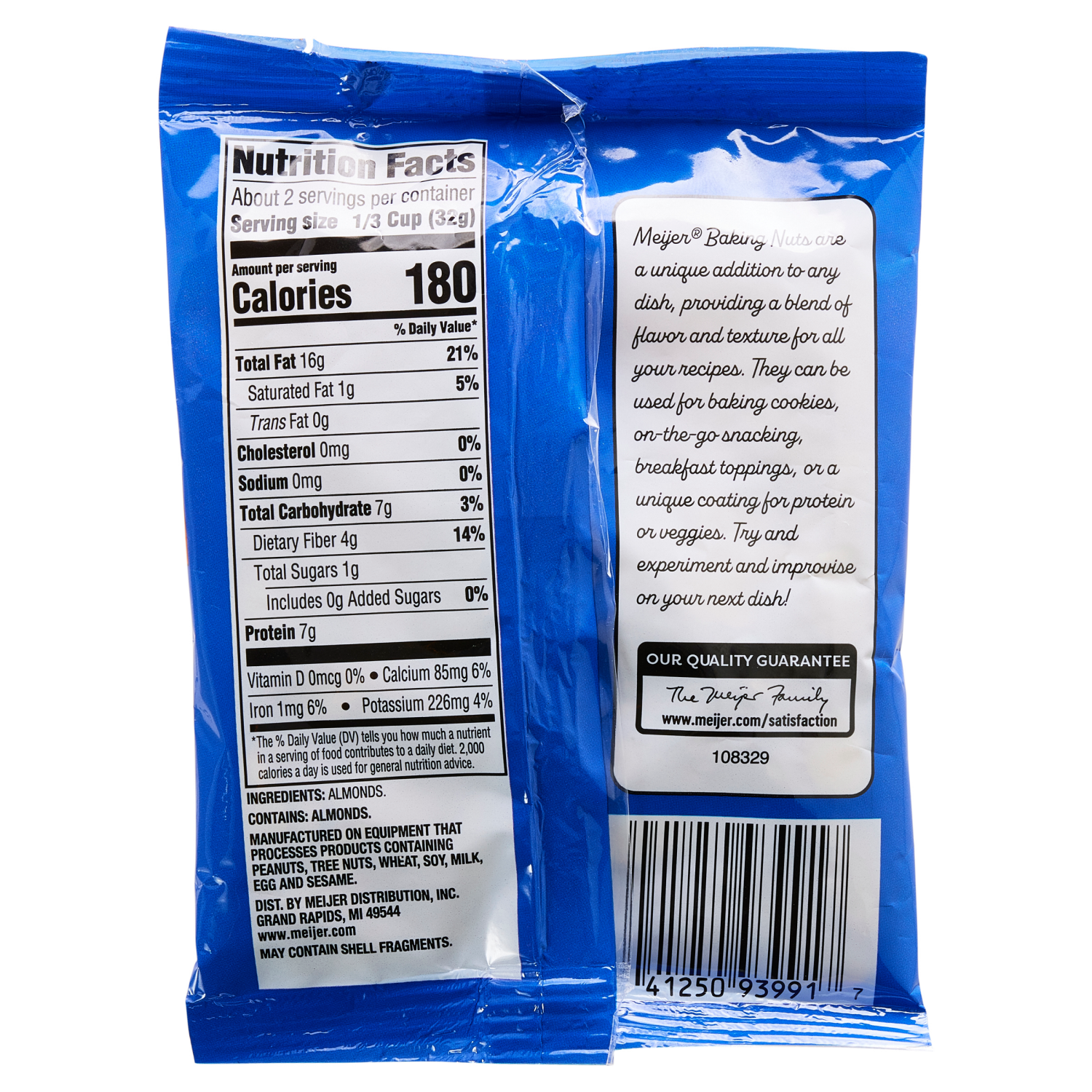 slide 2 of 2, Meijer Sliced Almonds, 2 oz