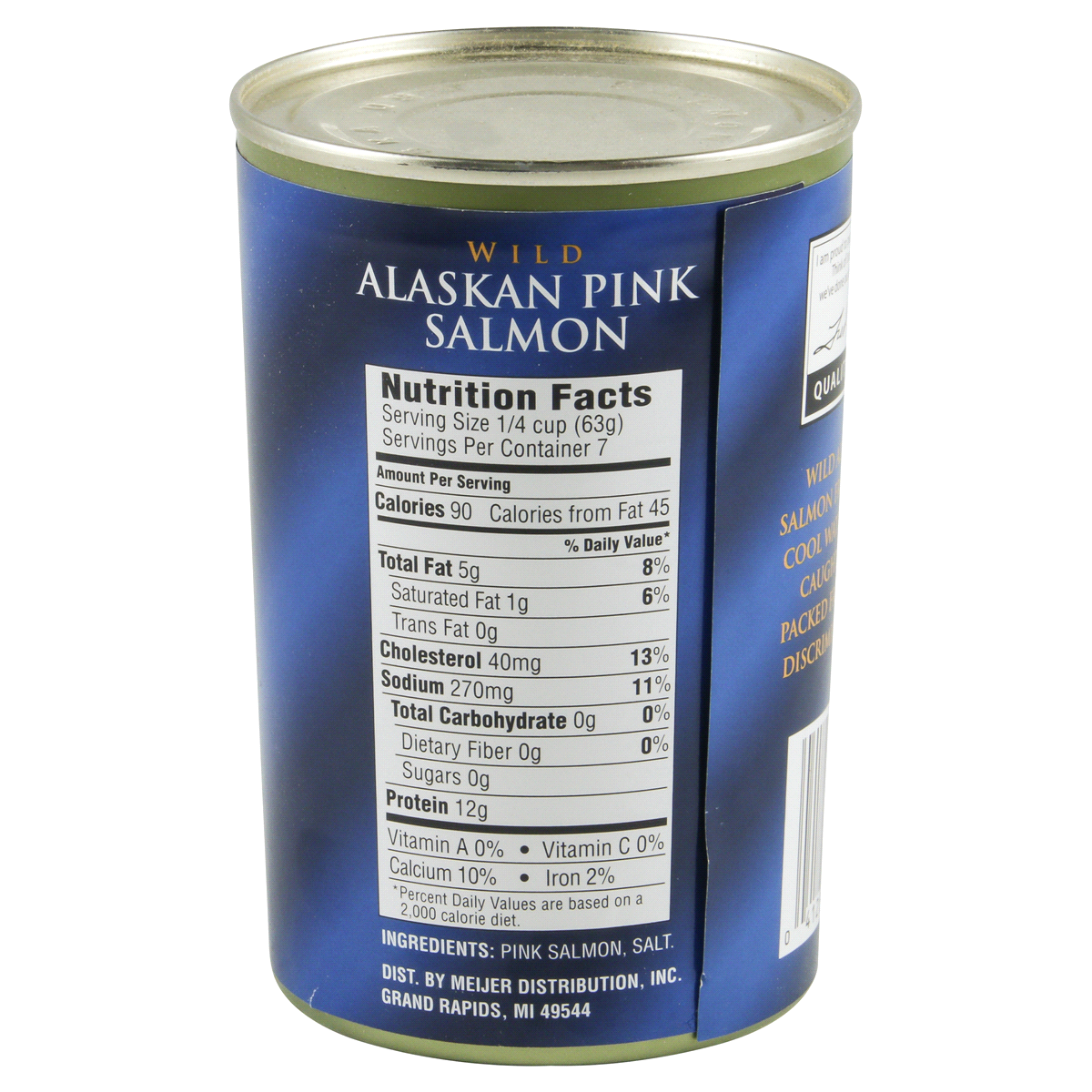 slide 4 of 4, Meijer Wild Caught Alaskan Pink Salmon, 14.75 oz
