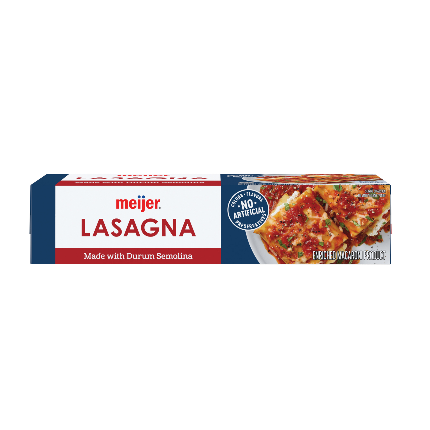 slide 3 of 5, Meijer Lasagna Pasta, 16 oz