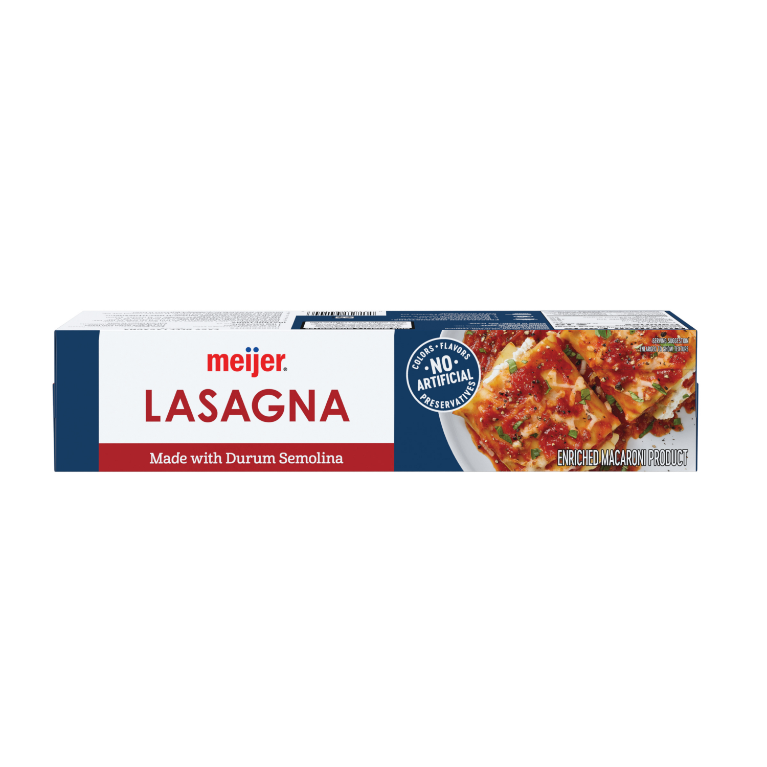 slide 5 of 5, Meijer Lasagna Pasta, 16 oz