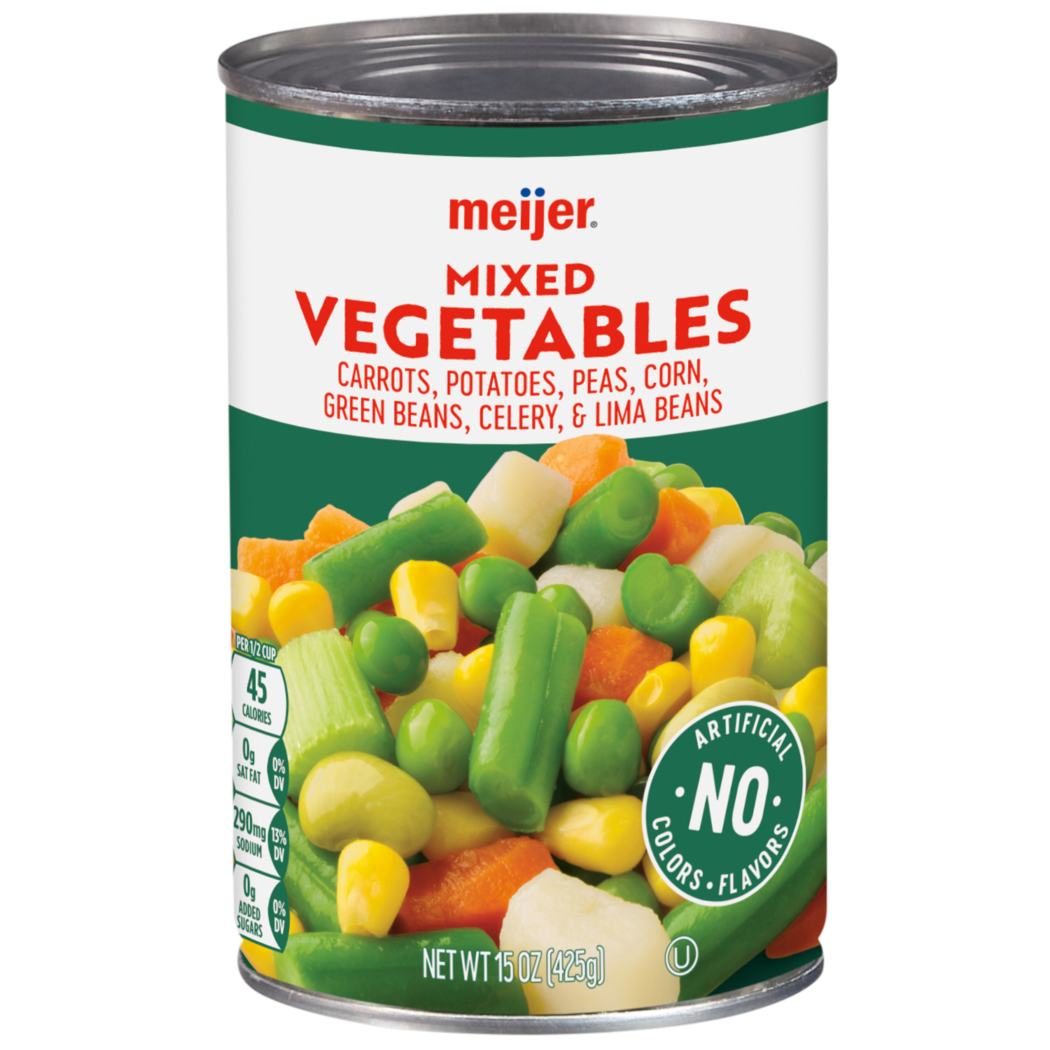 slide 1 of 4, Meijer Canned Mixed Vegetables, 15 oz
