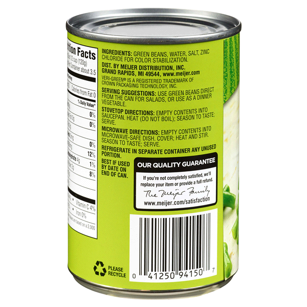 Meijer VeriGreen Cut Green Beans 14.5 oz Shipt