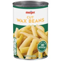 Meijer Cut Wax Canned Beans, 14.25 Oz