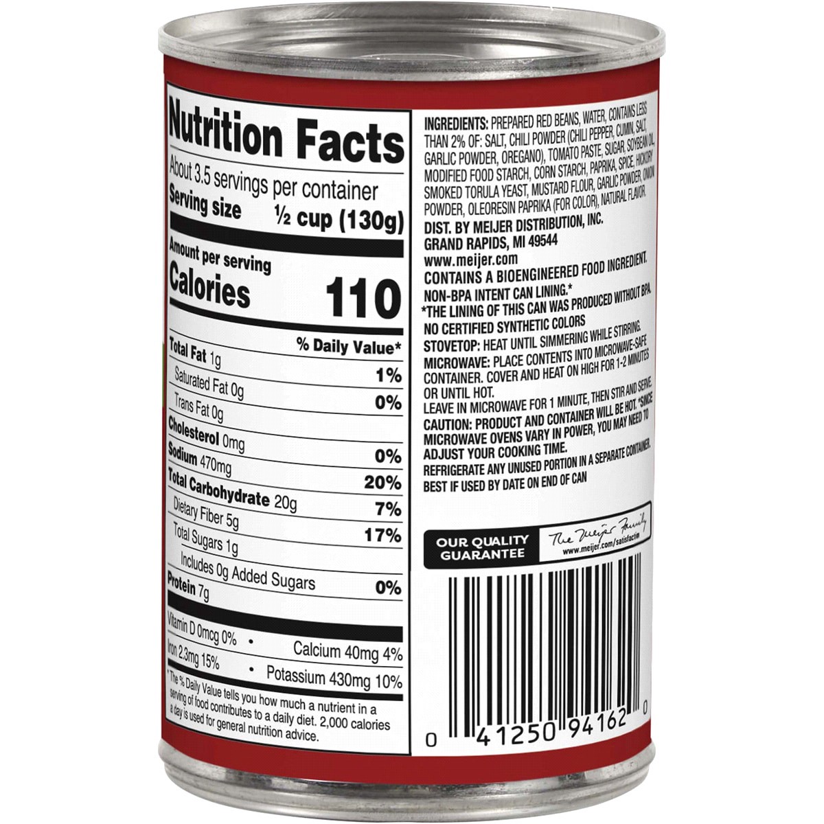 slide 2 of 2, Meijer Mild Chili Beans - 15.5 oz, 15.5 oz