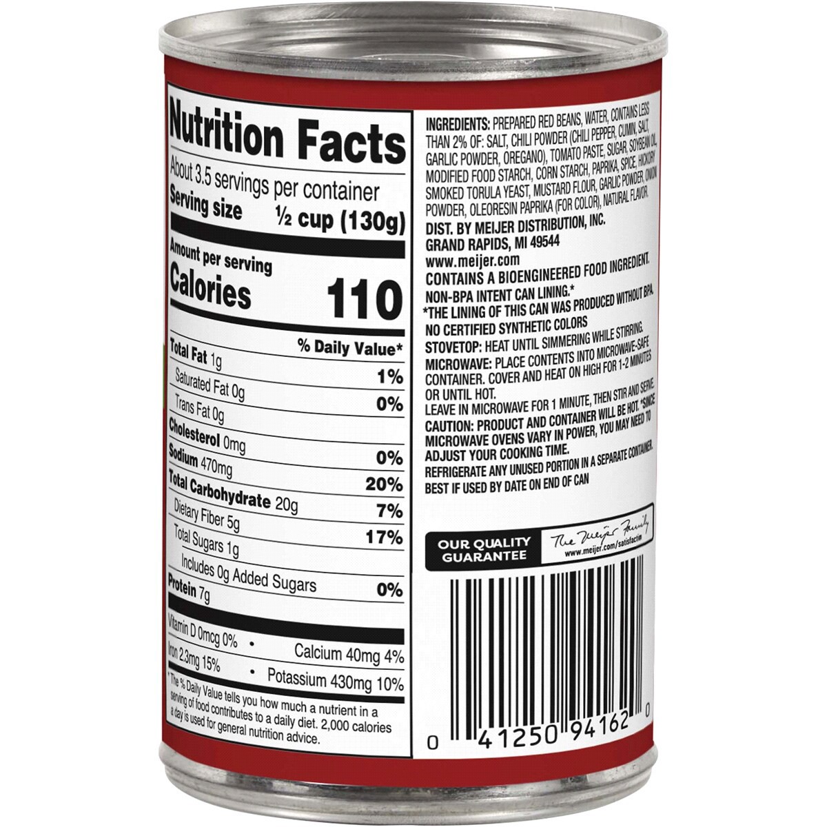 slide 2 of 2, Meijer Mild Chili Beans - 15.5 oz, 15.5 oz