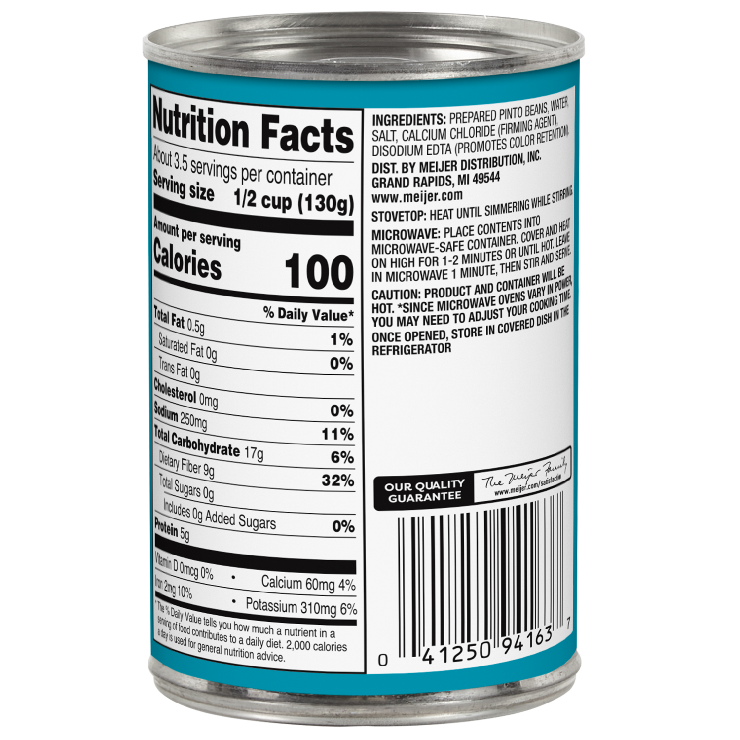 slide 2 of 2, Meijer Pinto Beans, 15.5 oz