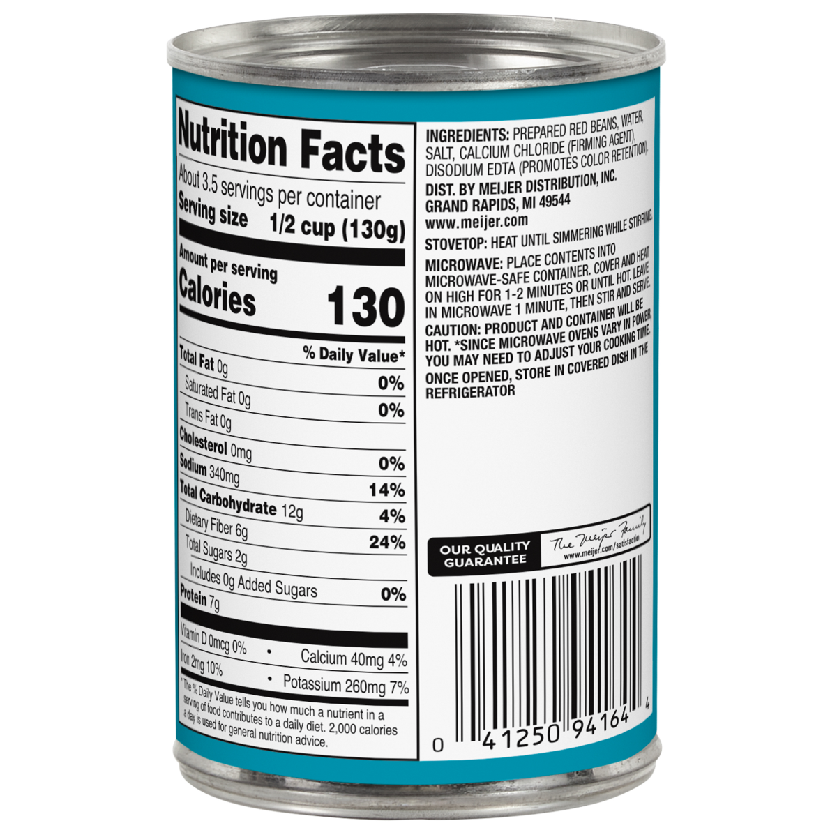 slide 2 of 2, Meijer Red Beans, 15.5 oz