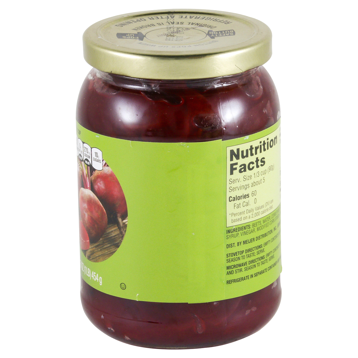 slide 3 of 4, Meijer Harvard Beets, 16 oz